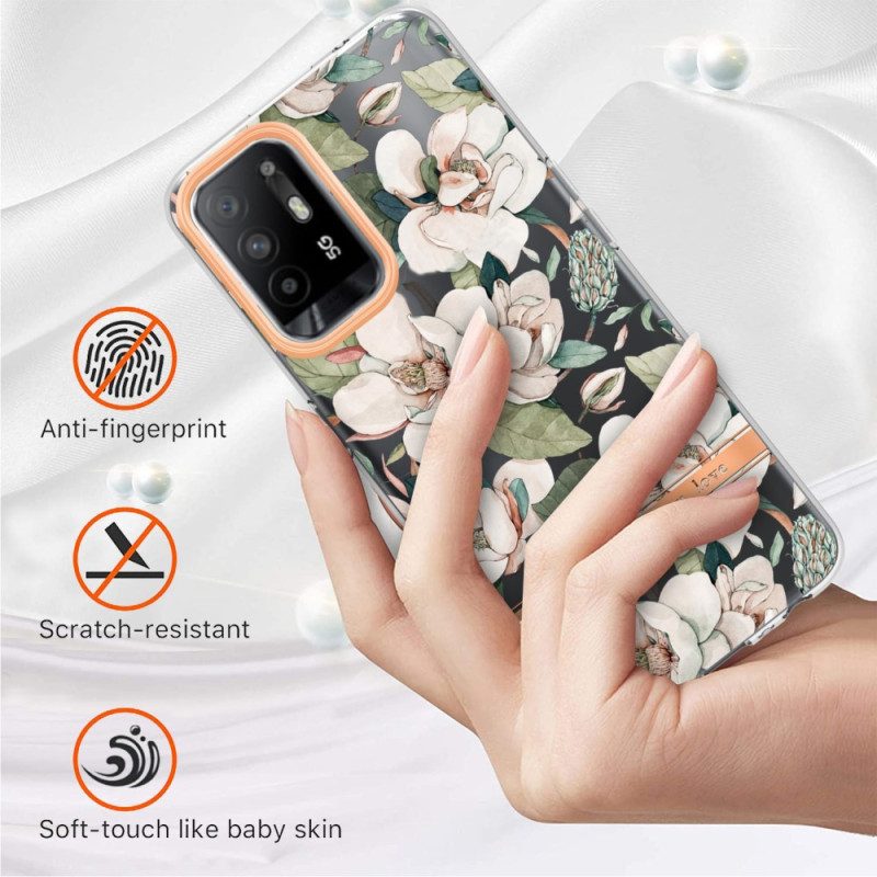 Hoesje voor Oppo A94 5G Pioenrozen Bloemen