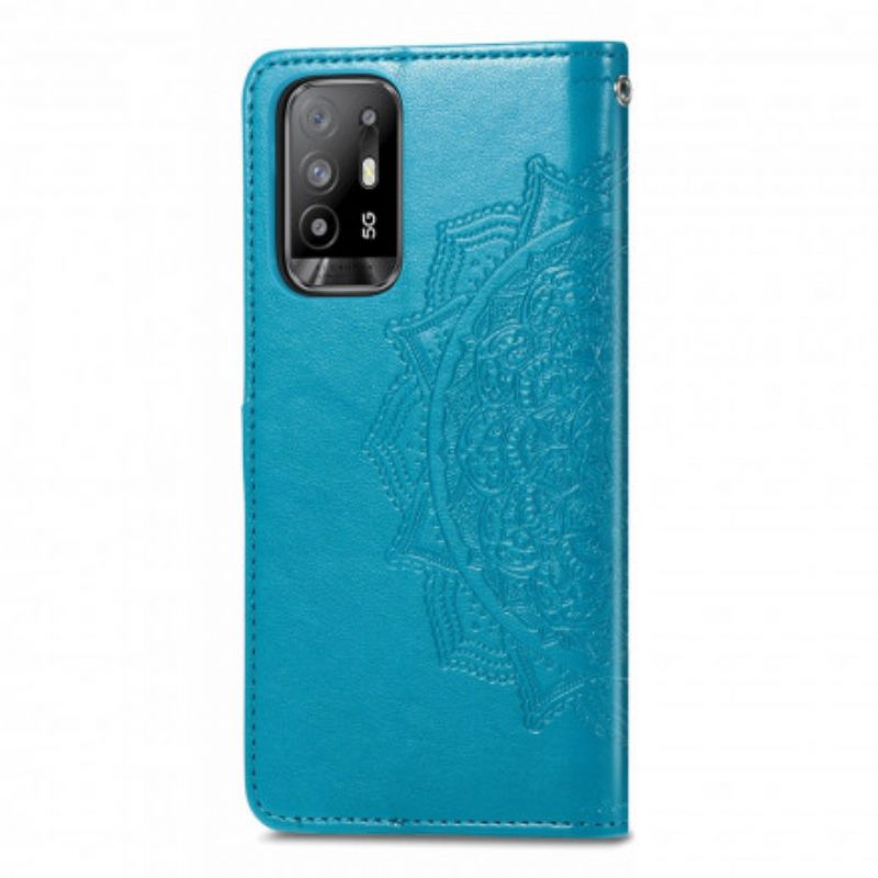 Leren Hoesje voor Oppo A94 5G Mandala Middeleeuwen