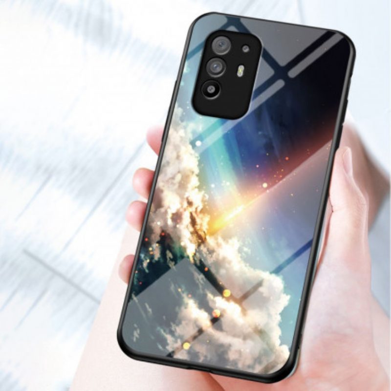 Telefoonhoesje voor Oppo A94 5G Premium Kleuren Gehard Glas