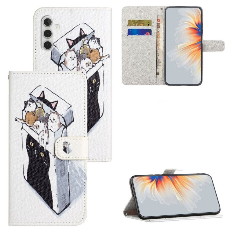 Bescherming Hoesje Samsung Galaxy S24 Fe Katten In De Sleutelkoorddoos