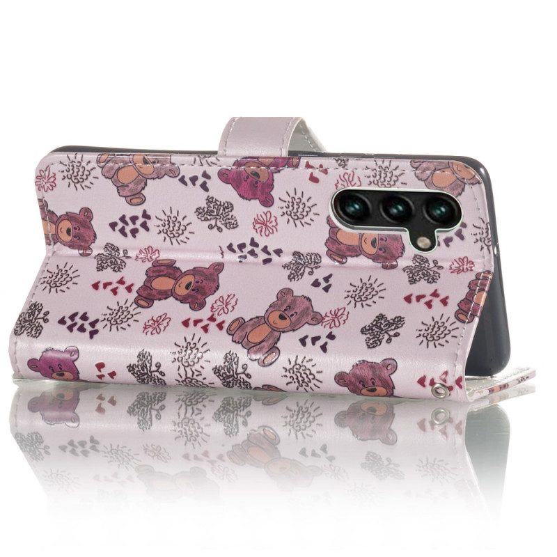 Folio-hoesje Samsung Galaxy S24 Fe Beer