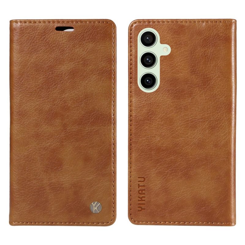 Folio-hoesje Samsung Galaxy S24 Fe Vintage Yikatu