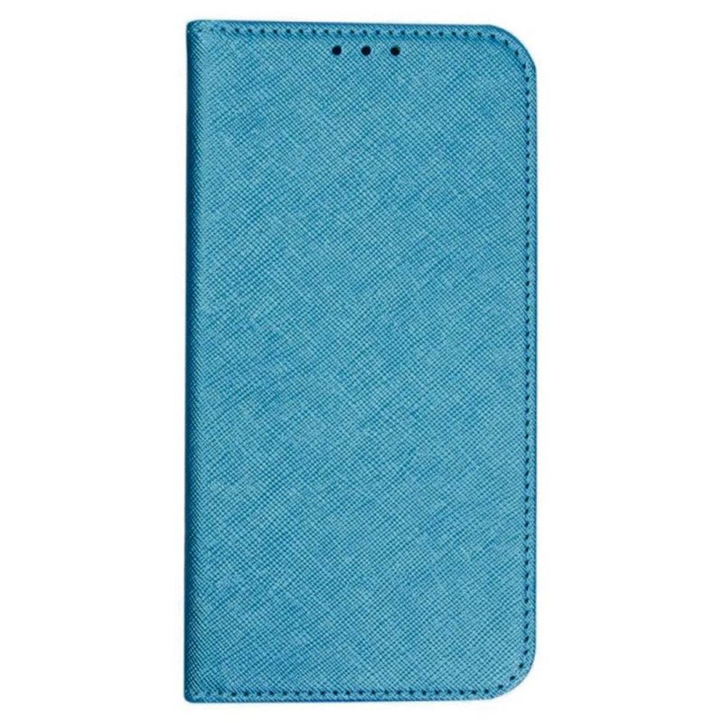 Folio-hoesje Voor Samsung Galaxy S24 Fe Kruistextuur