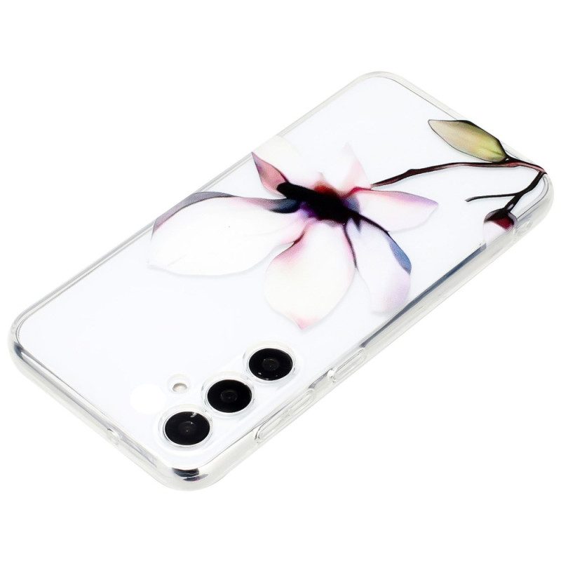 Hoesje Samsung Galaxy S24 Fe Witte Bloem