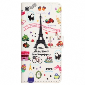 Leren Hoesje Samsung Galaxy S24 Fe Ik Hou Van Parijs Bescherming Hoesje