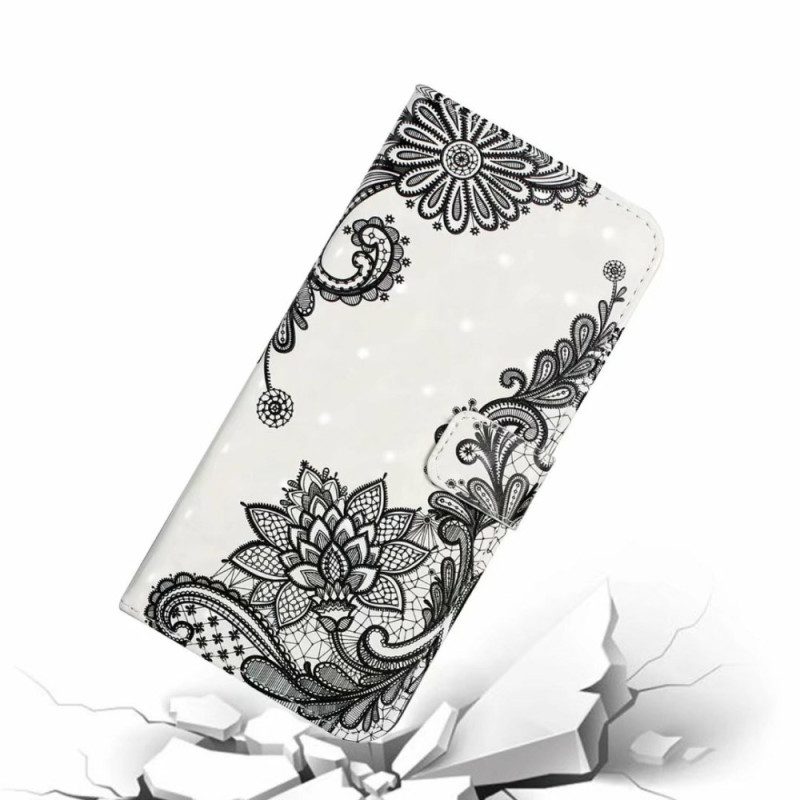 Leren Hoesje Samsung Galaxy S24 Fe Kant Bescherming Hoesje