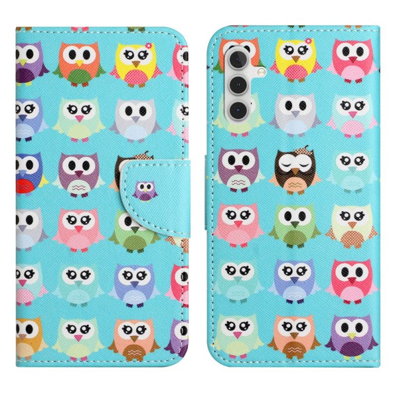 Leren Hoesje Samsung Galaxy S24 Fe Uilenstam Bescherming Hoesje