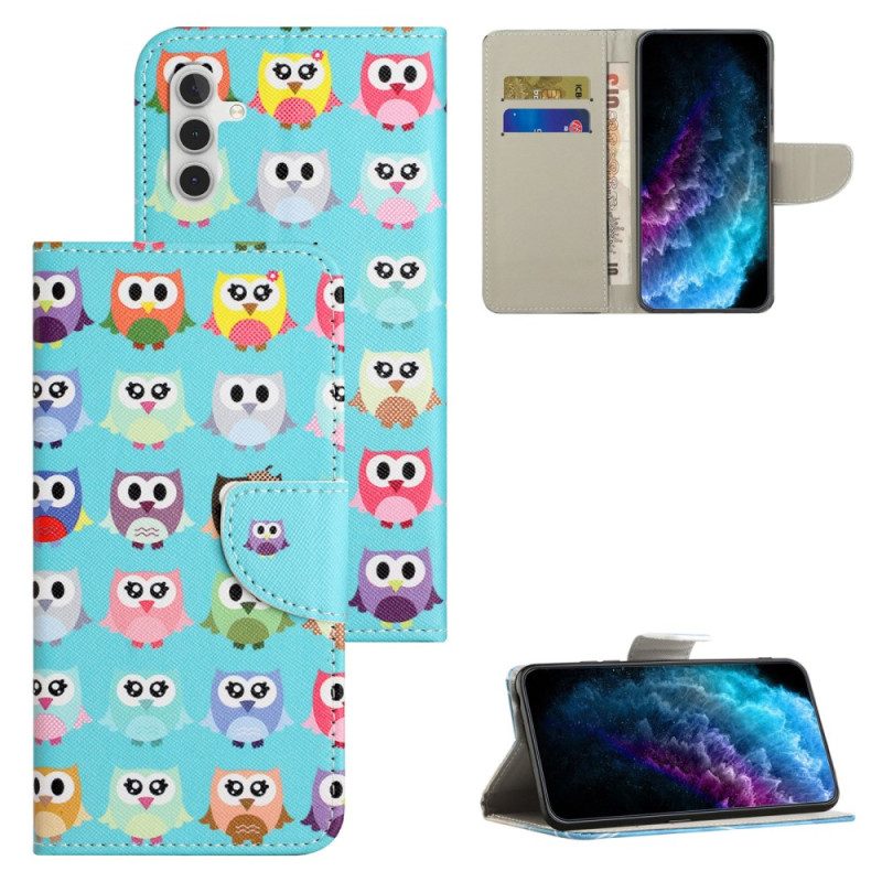 Leren Hoesje Samsung Galaxy S24 Fe Uilenstam Bescherming Hoesje