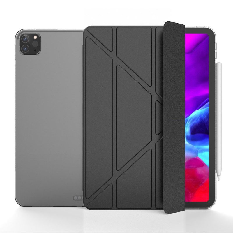 Bescherming Hoesje voor iPad Pro 12.9" (2022) Eenvoudig Origami-ontwerp