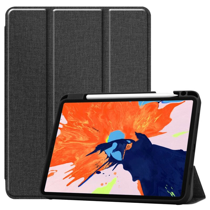 Bescherming Hoesje voor iPad Pro 12.9" (2022) Jeanstextuur