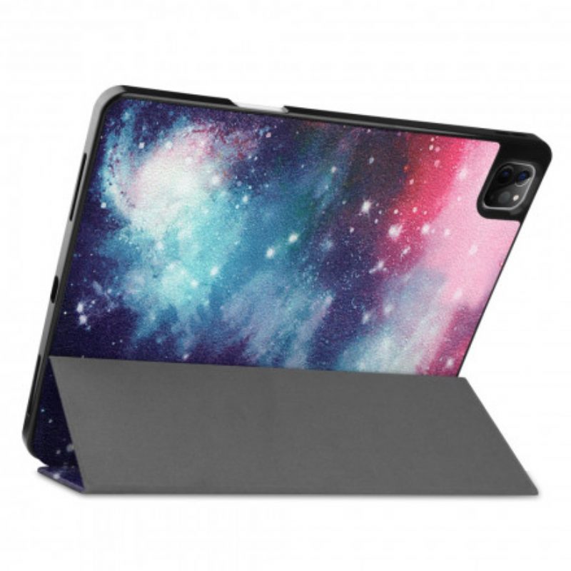 Bescherming Hoesje voor iPad Pro 12.9" (2022) Space Pennenhouder