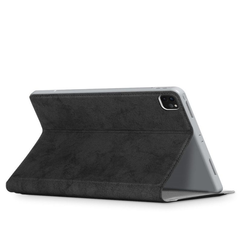 Case voor iPad Pro 12.9" (2022) Zakelijk Leereffect