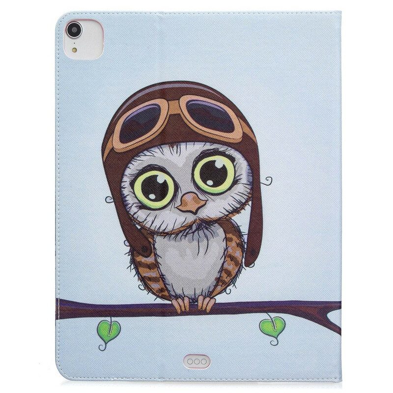 Flip Case voor iPad Pro 12.9" (2022) Uil Print Patroon