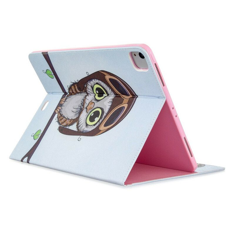 Flip Case voor iPad Pro 12.9" (2022) Uil Print Patroon