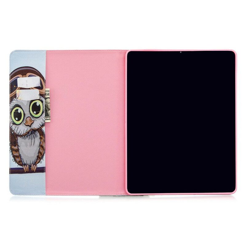 Flip Case voor iPad Pro 12.9" (2022) Uil Print Patroon