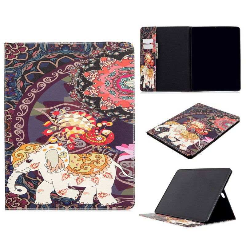 Folio-hoesje voor iPad Pro 12.9" (2022) Olifant Print Patroon