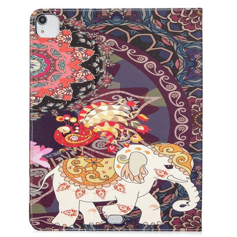 Folio-hoesje voor iPad Pro 12.9" (2022) Olifant Print Patroon