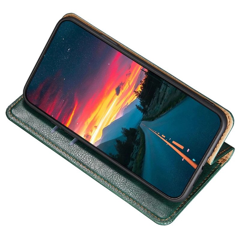 Bescherming Hoesje voor Samsung Galaxy S23 Plus 5G Folio-hoesje Kunstleer Stiksels