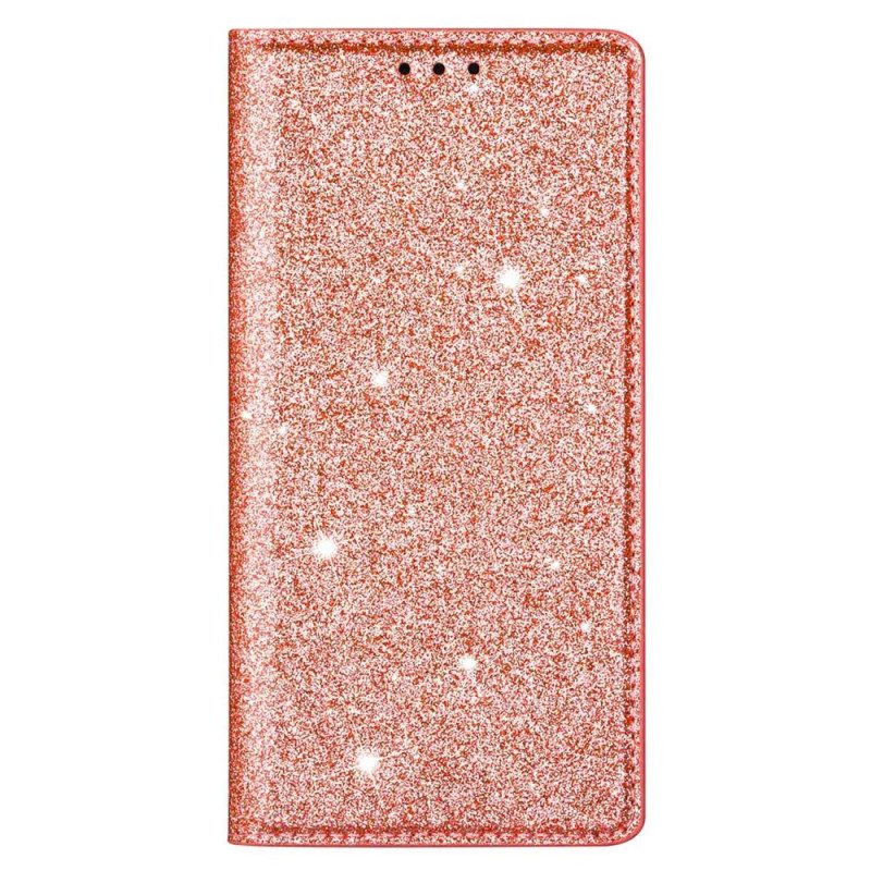 Bescherming Hoesje voor Samsung Galaxy S23 Plus 5G Folio-hoesje Paillettenstijl