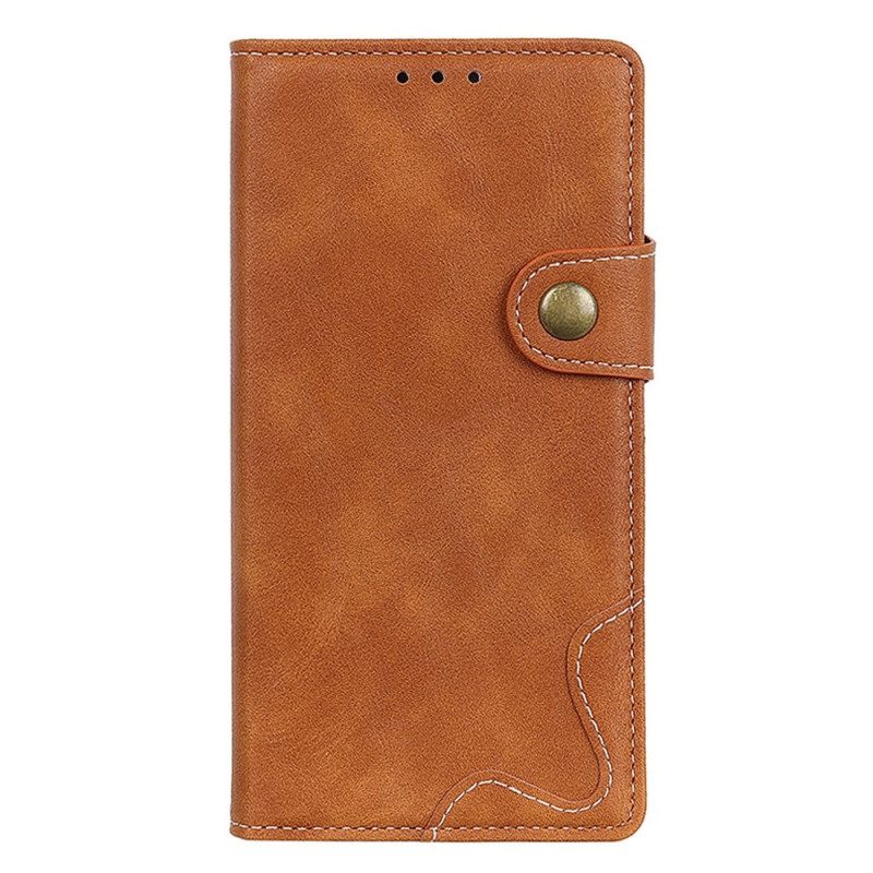 Folio-hoesje voor Samsung Galaxy S23 Plus 5G Artistieke Knop