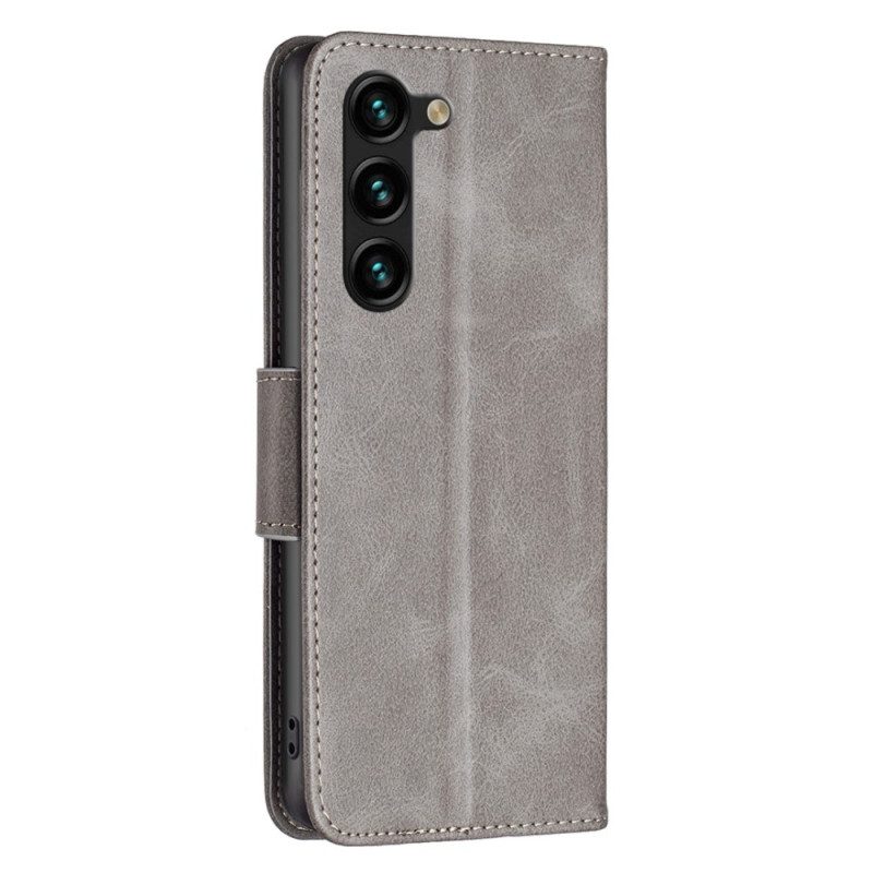 Folio-hoesje voor Samsung Galaxy S23 Plus 5G Schuine Sluiting