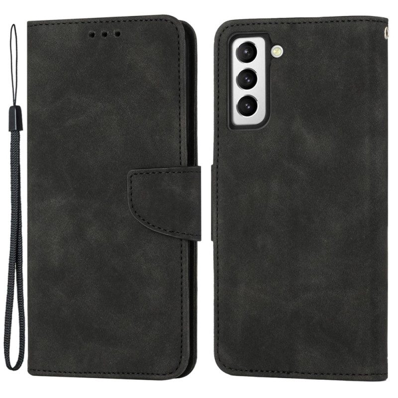 Folio-hoesje voor Samsung Galaxy S23 Plus 5G Vintage Lederen Stijl