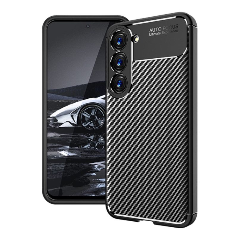 Hoesje voor Samsung Galaxy S23 Plus 5G Flexibele Koolstofvezel