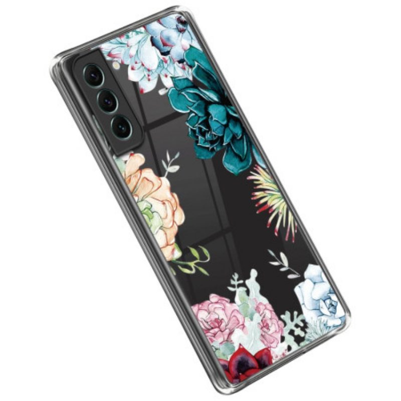 Hoesje voor Samsung Galaxy S23 Plus 5G Naadloos Boeket Bloemen