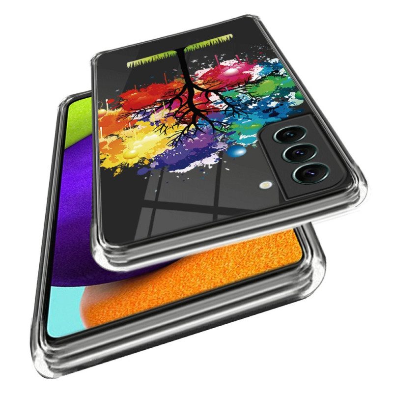 Hoesje voor Samsung Galaxy S23 Plus 5G Naadloze Aquarel Boom