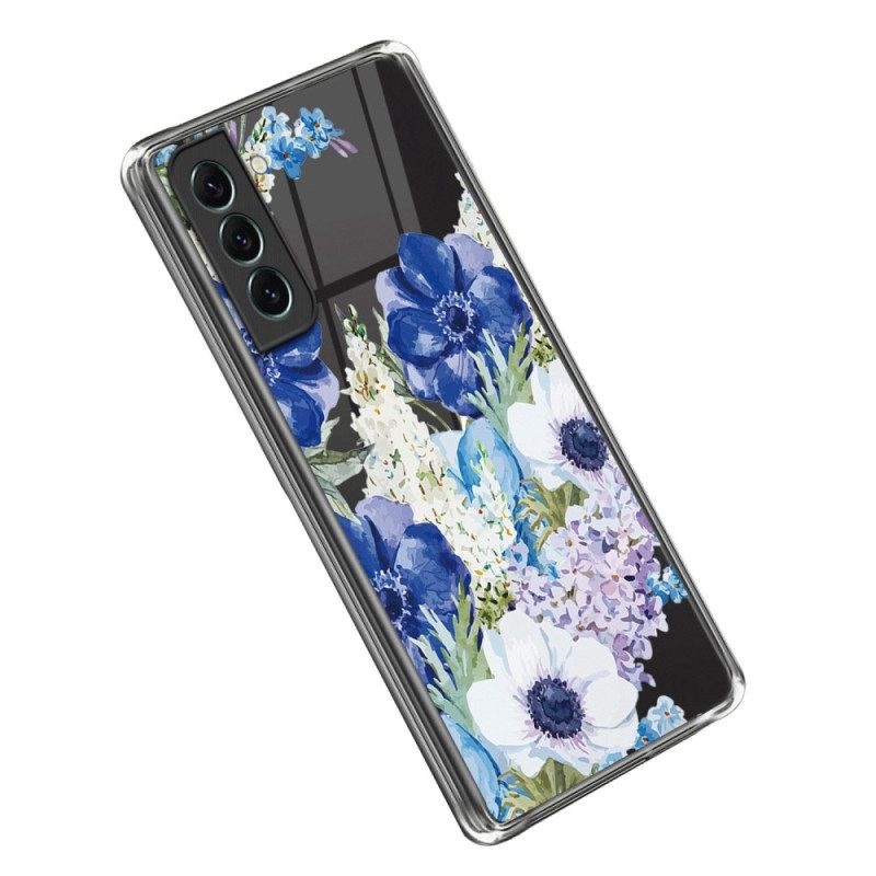 Hoesje voor Samsung Galaxy S23 Plus 5G Naadloze Bloemen