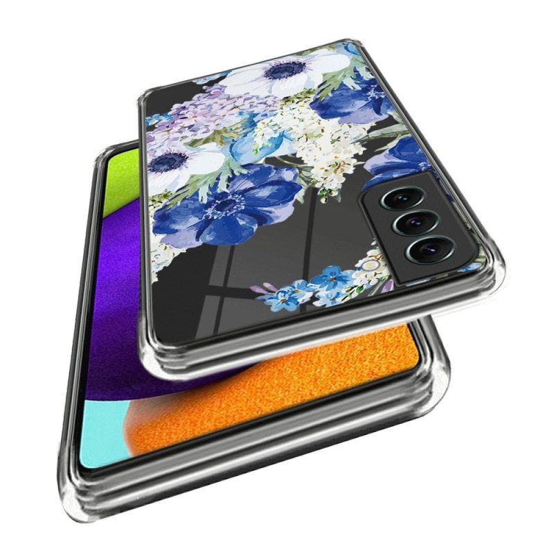 Hoesje voor Samsung Galaxy S23 Plus 5G Naadloze Bloemen