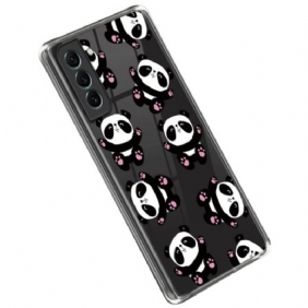 Hoesje voor Samsung Galaxy S23 Plus 5G Naadloze Panda's