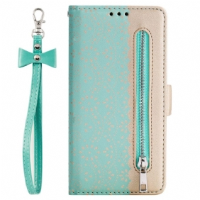 Leren Hoesje voor Samsung Galaxy S23 Plus 5G Met Ketting Portemonnee Met Kanten Riem