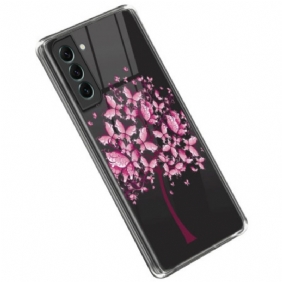 Telefoonhoesje voor Samsung Galaxy S23 Plus 5G Naadloze Roze Boom