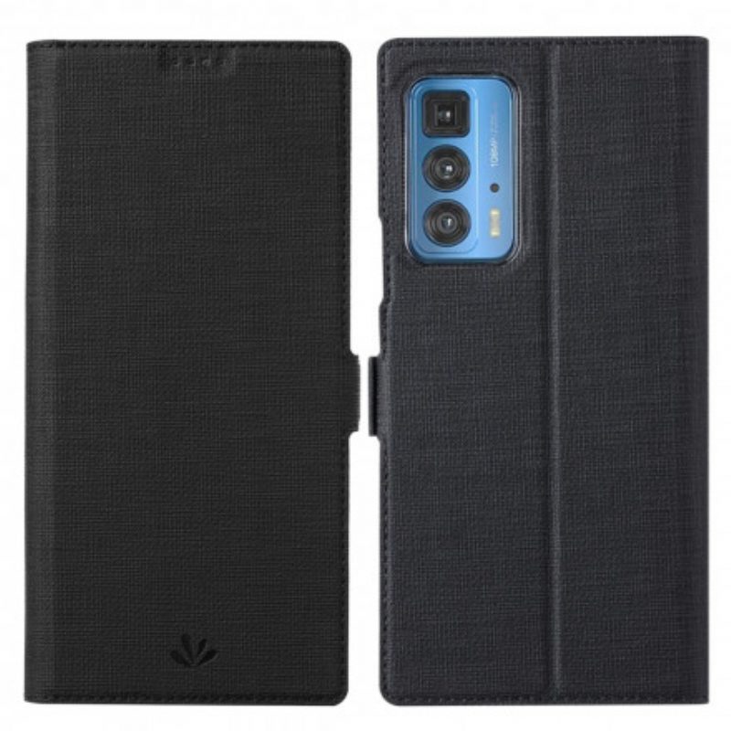 Bescherming Hoesje voor Motorola Edge 20 Pro Folio-hoesje Getextureerde Vili