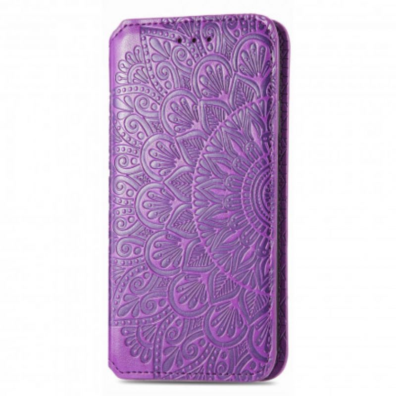 Bescherming Hoesje voor Motorola Edge 20 Pro Folio-hoesje Mandala