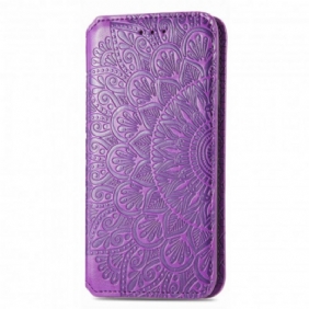 Bescherming Hoesje voor Motorola Edge 20 Pro Folio-hoesje Mandala