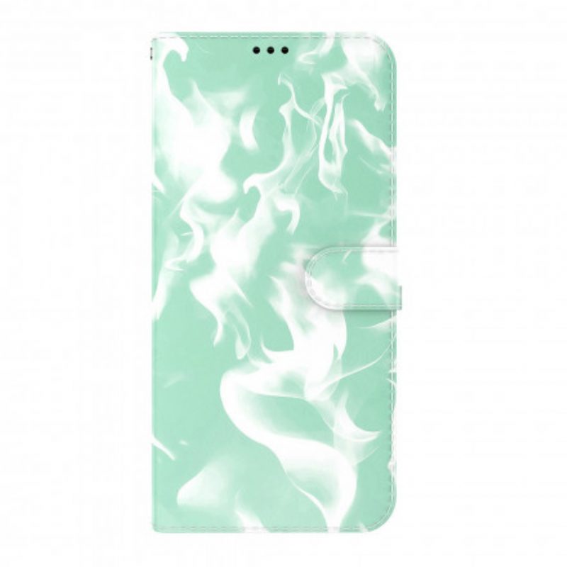 Flip Case voor Motorola Edge 20 Pro Abstract Patroon