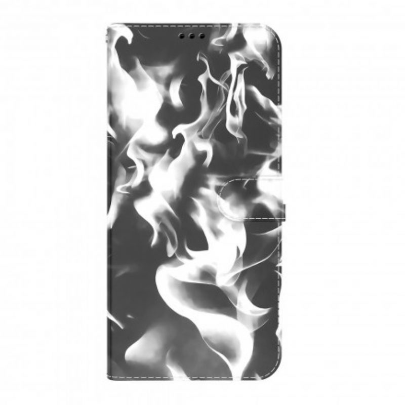 Flip Case voor Motorola Edge 20 Pro Abstract Patroon