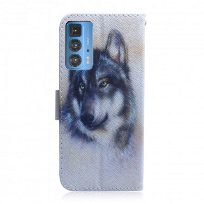 Folio-hoesje voor Motorola Edge 20 Pro Honden Uiterlijk