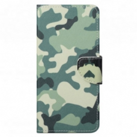 Folio-hoesje voor Motorola Edge 20 Pro Militaire Camouflage