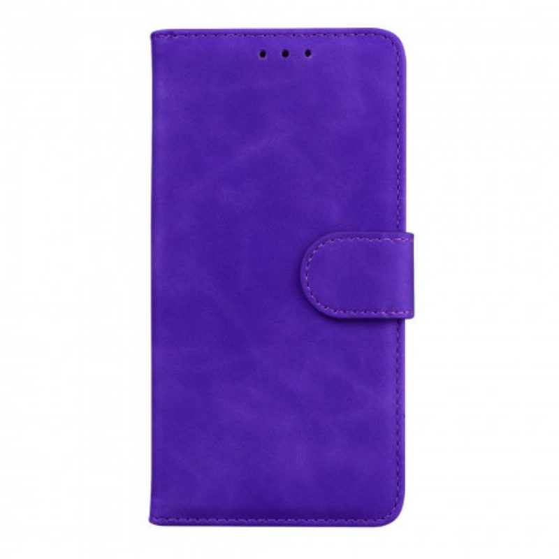 Folio-hoesje voor Motorola Edge 20 Pro Vintage Couture Lederen Stijl