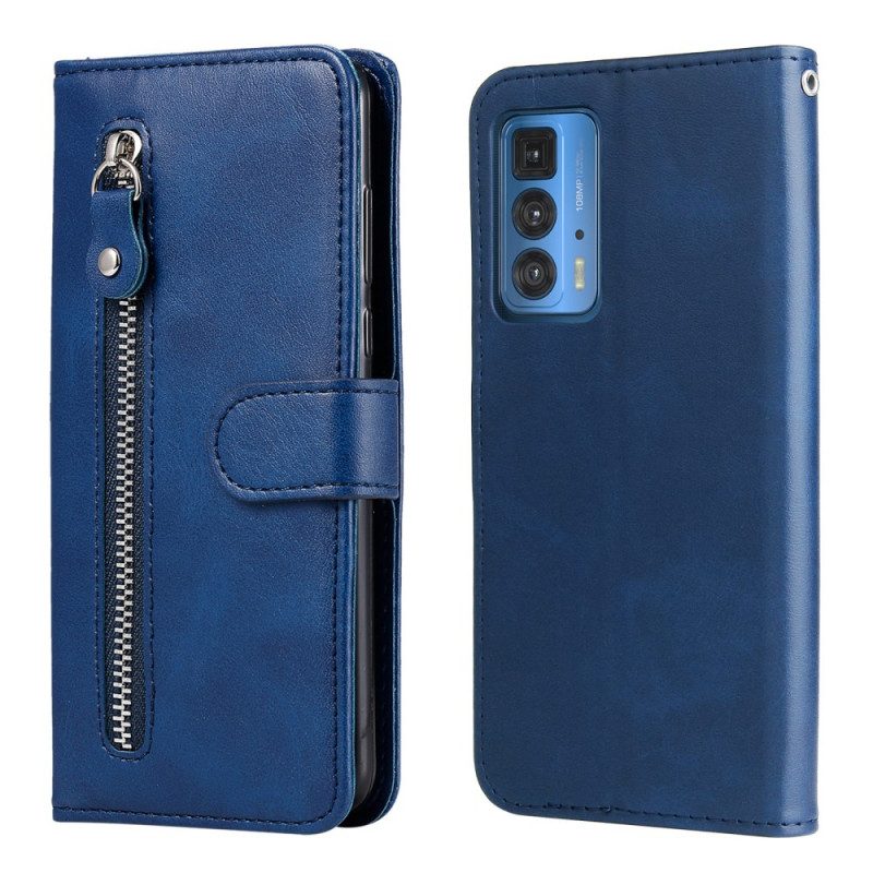 Folio-hoesje voor Motorola Edge 20 Pro Vintage Portemonnee