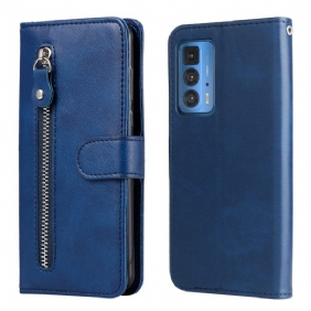 Folio-hoesje voor Motorola Edge 20 Pro Vintage Portemonnee