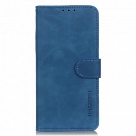 Leren Hoesje voor Motorola Edge 20 Pro Khazneh Vintage Leereffect