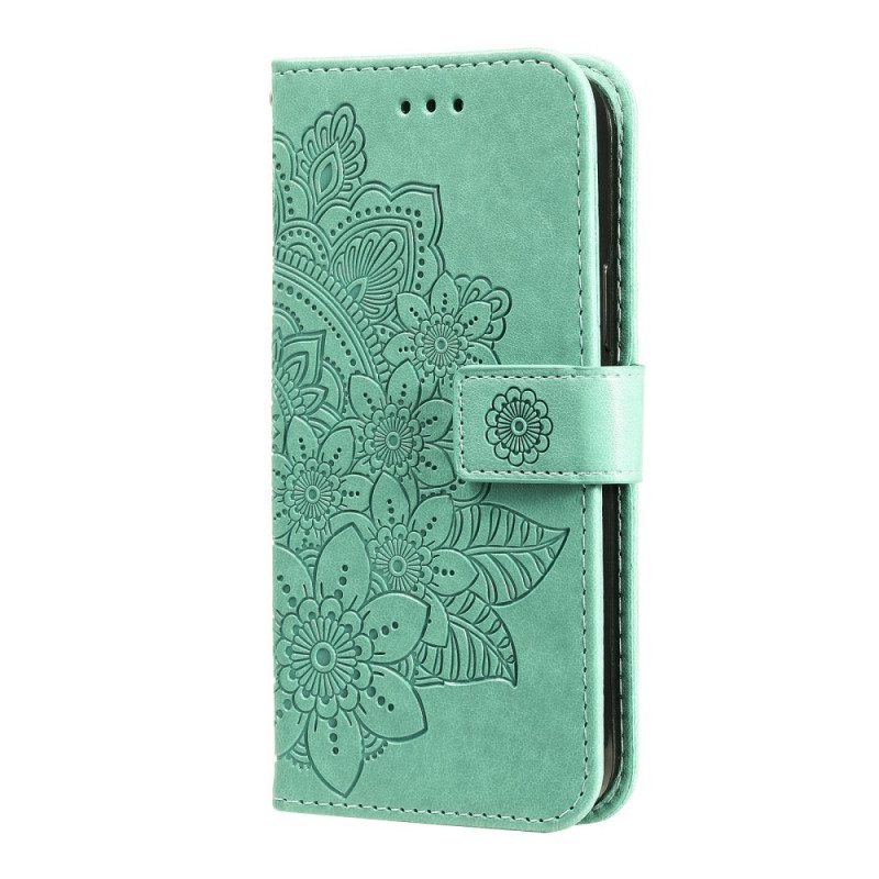 Leren Hoesje voor Motorola Edge 20 Pro Mandala