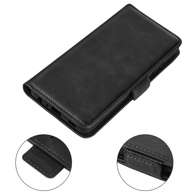 Flip Case voor Moto G71 5G Folio-hoesje Dubbele Klep