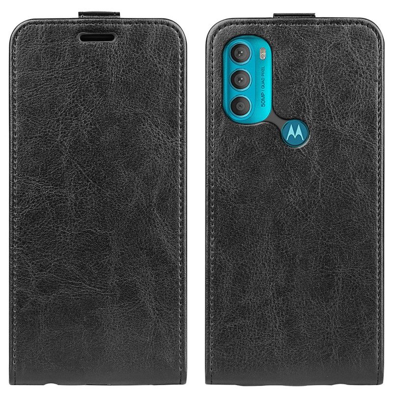 Folio-hoesje voor Moto G71 5G Flip Case Retro Opvouwbaar