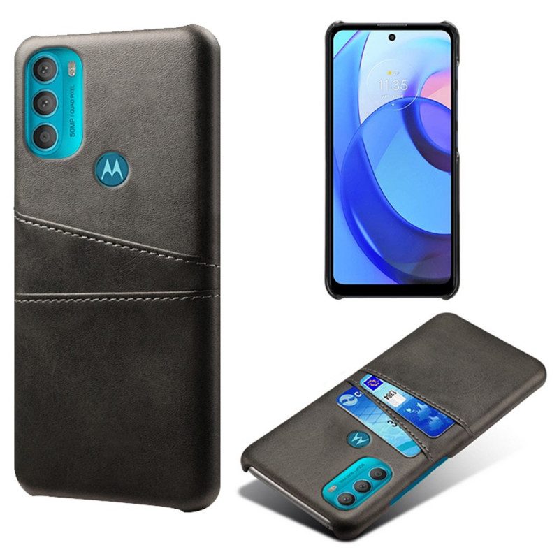 Hoesje voor Moto G71 5G Ksq-kaarthouder