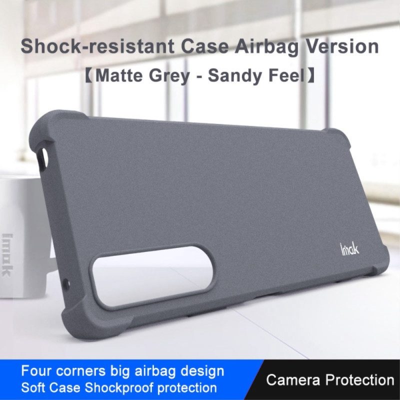 Hoesje voor Sony Xperia 5 IV Matte Siliconen Airbags Imak